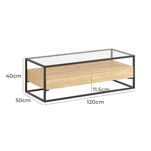 KHANH GLASS COFFEE TABLE