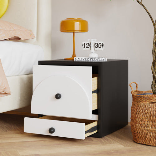 AROYA HOME SOLARA 2 DRAWER BEDSIDE TABLE