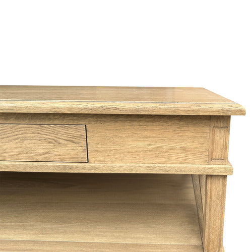 HAMILTON FURNITURE EMBRACE OAK WOOD COFFEE TABLE
