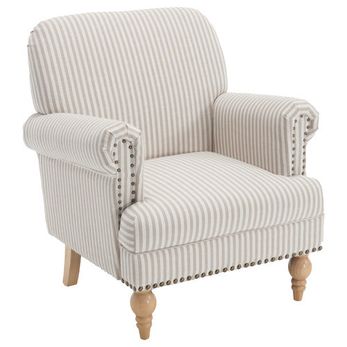 CASSINGTON HOME DARVIN STRIPE ARMCHAIR
