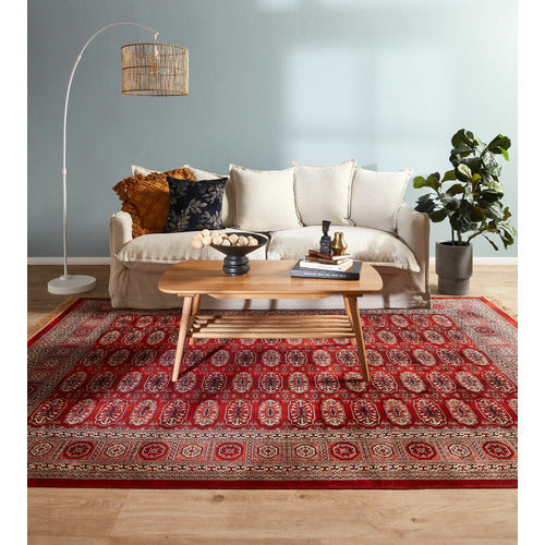 OSCAR OAK COFFEE TABLE WITH SHELF