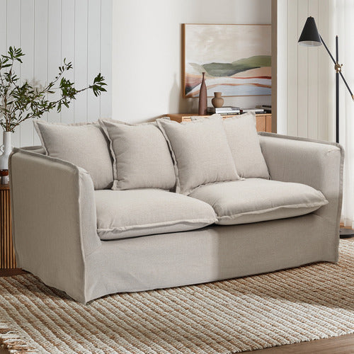 MONTAUK 2 SEATER UPHOLSTERED SLIPCOVER SOFA
