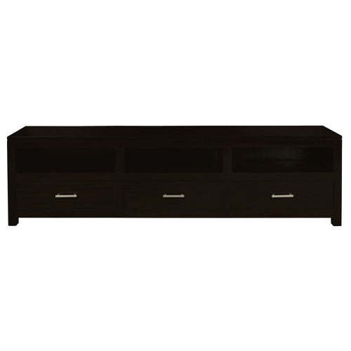 LA VERDE PARIS 190CM ENTERTAINMENT UNIT IN MAHOGANY OR CHOCOLATE