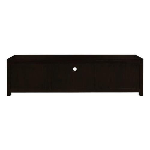 LA VERDE PARIS 190CM ENTERTAINMENT UNIT IN MAHOGANY OR CHOCOLATE