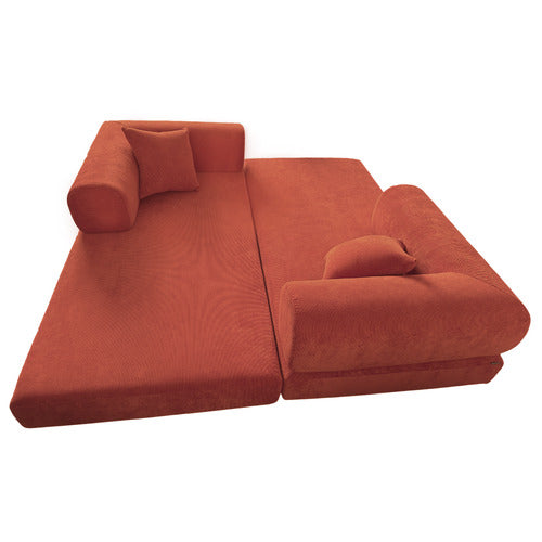 MIKASA FURNITURE KIRAN 3 SEATER DOUBLE CORDUROY SOFA BED