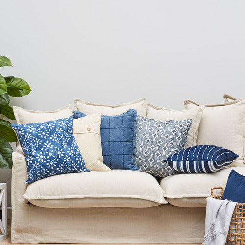 HYDE PARK HOME CUMULUS PREMIUM 3 SEATER COTTON SLIPCOVER SOFA