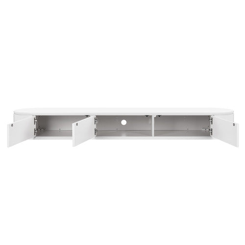 PREMIUM 200CM CANNES CURVED WALL-MOUNTED TV UNIT