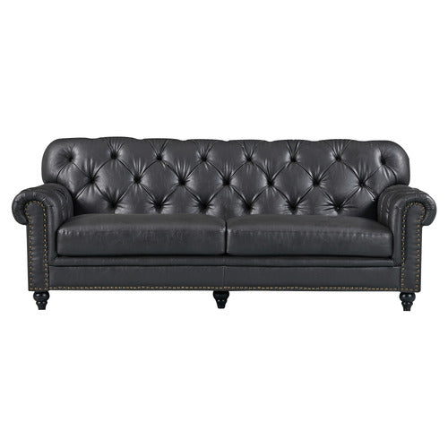 BY DESIGNS PRIMAVERA 3 SEATER LEATHER SOFA