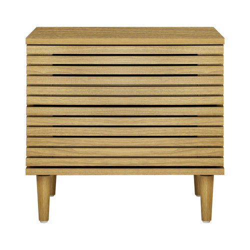 LIVING FUSION EMMA 2 DRAWER BEDSIDE TABLE