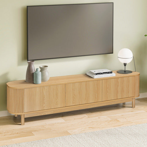 ESTUDIO FURNITURE VILLENEUVE 3 DOOR ENTERTAINMENT UNIT