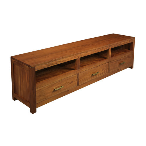 LA VERDE LOW PARIS 3 DRAWER ENTERTAINMENT UNIT