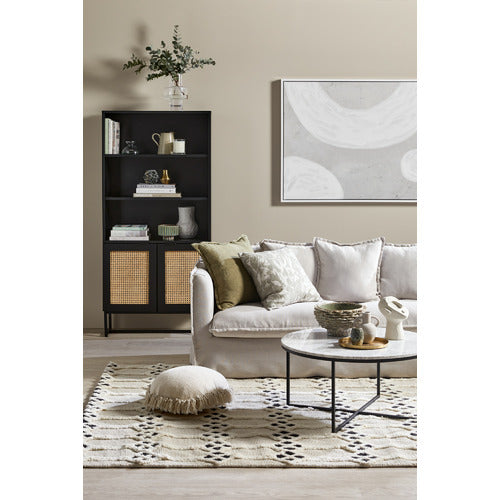 80CM WHITE SERENA ITALIAN CARRARA MARBLE COFFEE TABLE
