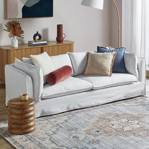 JUDE 3 SEATER SLIPCOVER SOFA