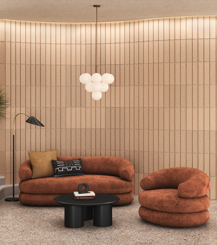 NEO 2 SEATER VELVET SOFA