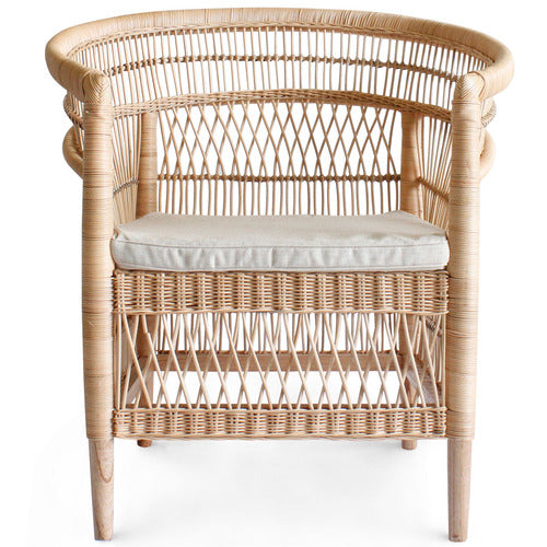 HYDE PARK HOME MALAWI RATTAN CLUB CHAIR