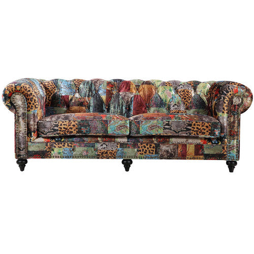 BY DESIGNS CELIA 3 SEATER CHESTERFIELD SOFA