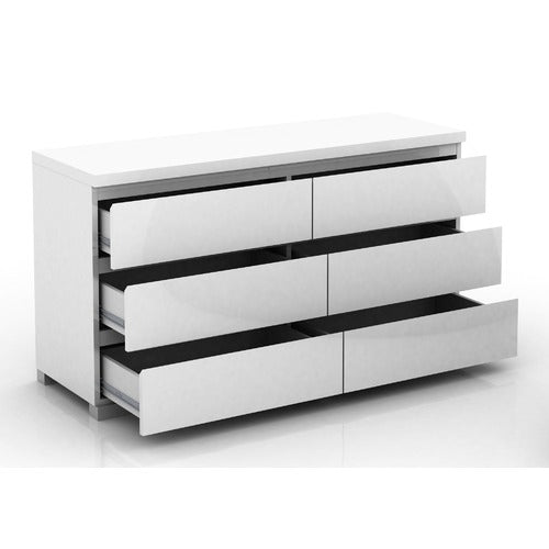 WEST VALLEY INTERIORS PIPER 6 DRAWER CHEST