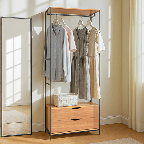 EXPERT HOMEWARES MADINA 2 DRAWER CLOTHES RACK