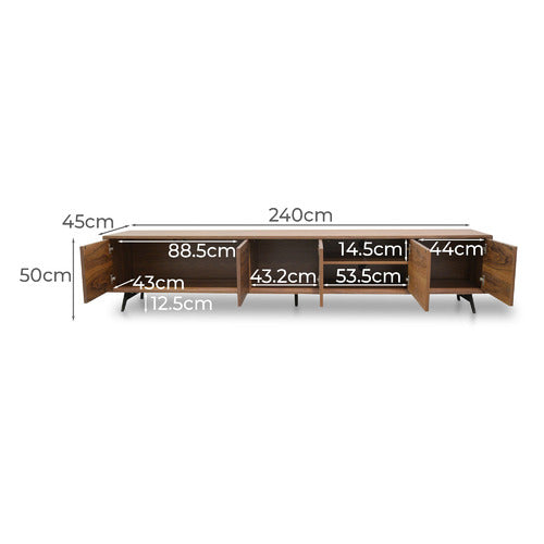 HARPER & HINDLEY 240CM NYLE ENTERTAINMENT UNIT