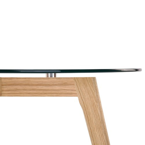 STAD GLASS TOP COFFEE TABLE