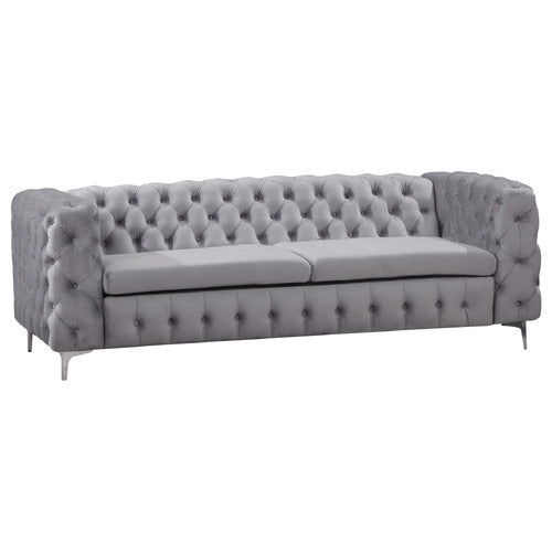 SOUTHERN STYLERS EDDARD 3 SEATER VELVET SOFA