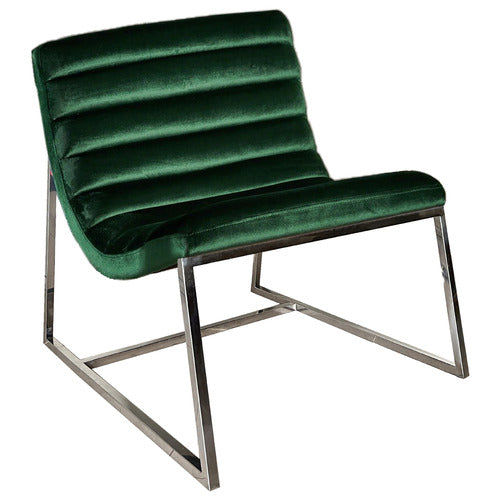 FURNITURE MARKET CHANTELLE VELVET ACCENT CHAIR