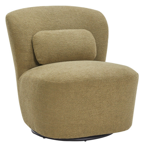 MONTY BOUCLÉ SWIVEL ARMCHAIR