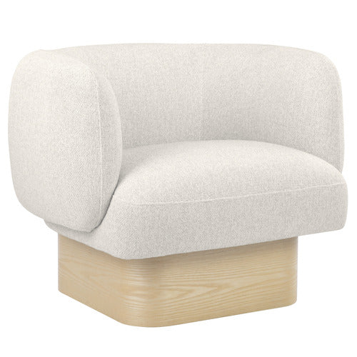 NATURAL BENJI SWIVEL ARMCHAIR