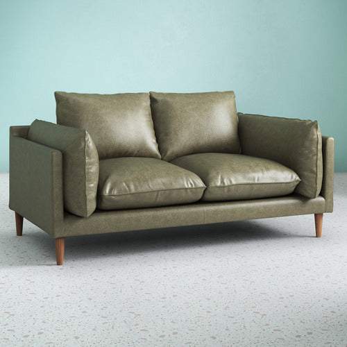 TERRY 2 SEATER GENUINE LEATHER SOFA
