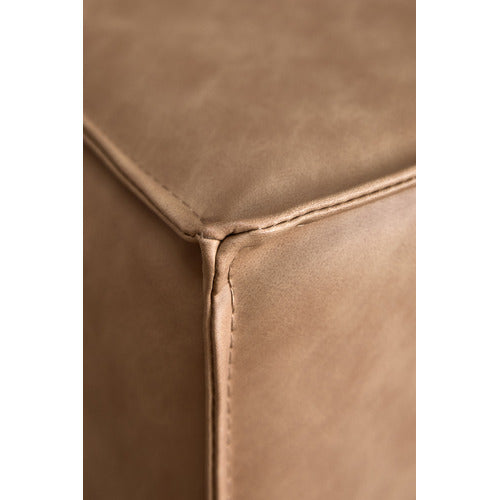 RUSSO 3 SEATER FAUX LEATHER SOFA