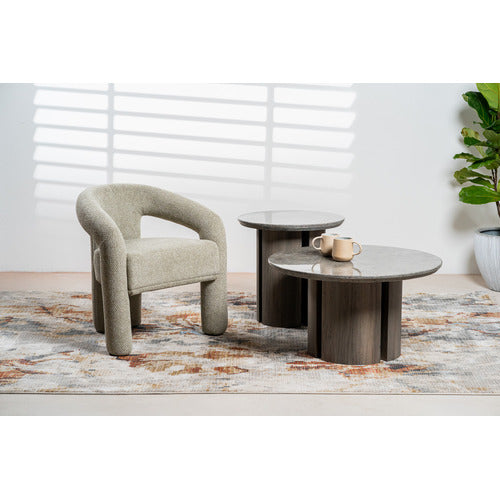 KEYS ROAD DESIGNS COLLOWAY MARBLE COFFEE TABLE