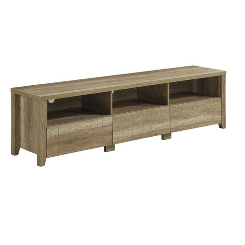 SOUTHERN STYLERS ALEXA RUSTIC 3 DRAWER ENTERTAINMENT UNIT