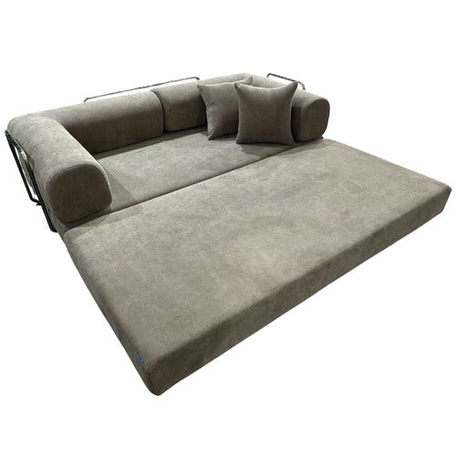 MIKASA FURNITURE KIRAN 3 SEATER DOUBLE CORDUROY SOFA BED