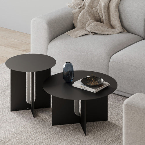 CONTINENTAL DESIGNS MAFFEI STAINLESS STEEL COFFEE TABLE