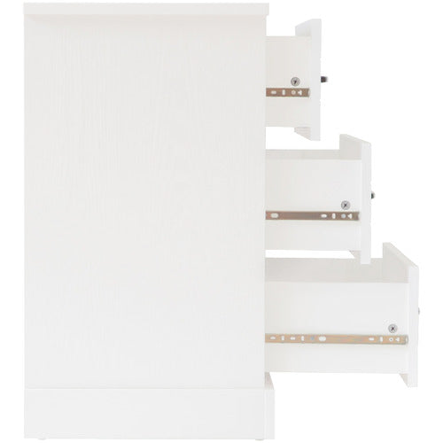 WEST VALLEY INTERIORS WHITE HAMPTONS 6 DRAWER CHEST