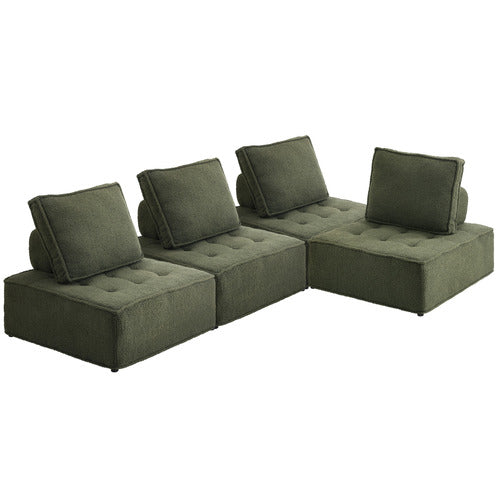 LIVING FUSION ISABELLA TUFTED ACCENT CHAIRS (SET OF 4)