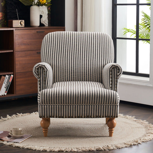 CASSINGTON HOME DARVIN STRIPE ARMCHAIR