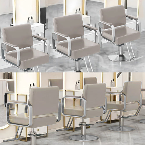 MODERN COLLECTIVE VERONICA FAUX LEATHER SALON CHAIR