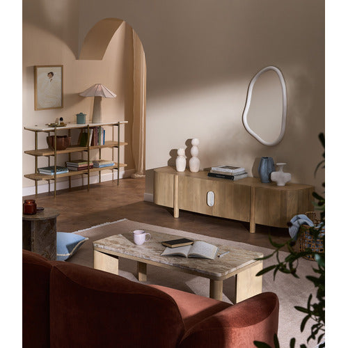 LAILA MANGO WOOD & MARBLE TV UNIT