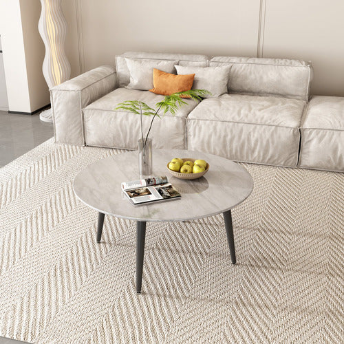 EVER DREAMING LIVING ZAEL FAUX MARBLE COFFEE TABLE