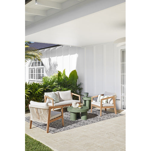 MAKKARI POLYSTONE OUTDOOR COFFEE TABLE