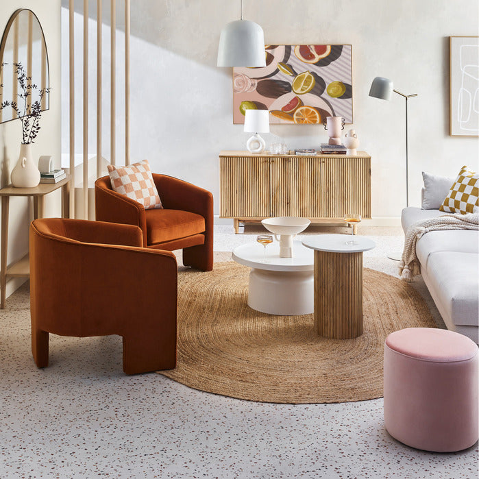 REXINGTON HOME SHANA VELVET TUB CHAIR