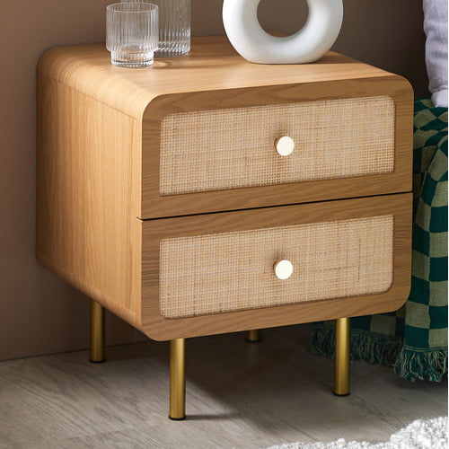 MAXINE 2 DRAWER BEDSIDE TABLE