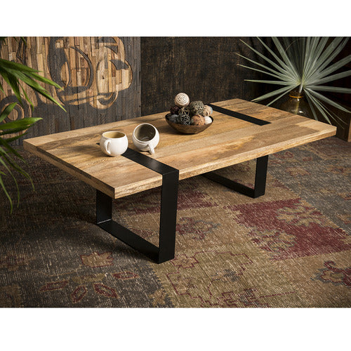 THE DECOR STORE ALPINE MANGO WOOD COFFEE TABLE
