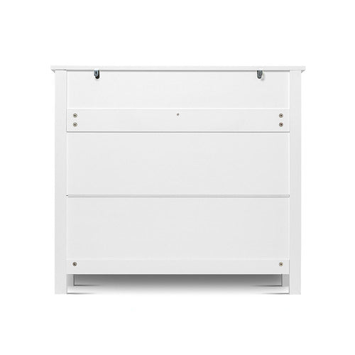 YORK STREET 2 PIECE FRANCO CHEST OF DRAWERS & BEDSIDE TABLE SET