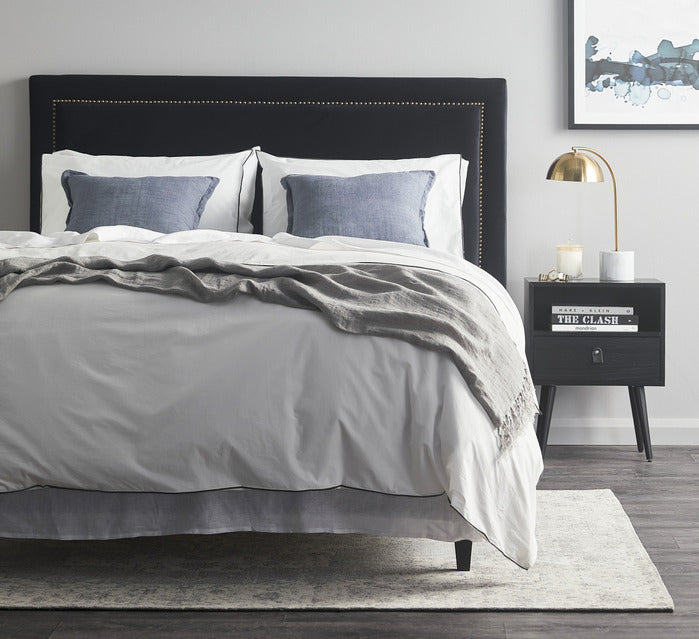 RADISSON HOME LUXE VELVET UPHOLSTERED BED BASE