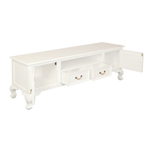 LA VERDE QUEEN ANN 2 DOOR 2 DRAWER ENTERTAINMENT UNIT