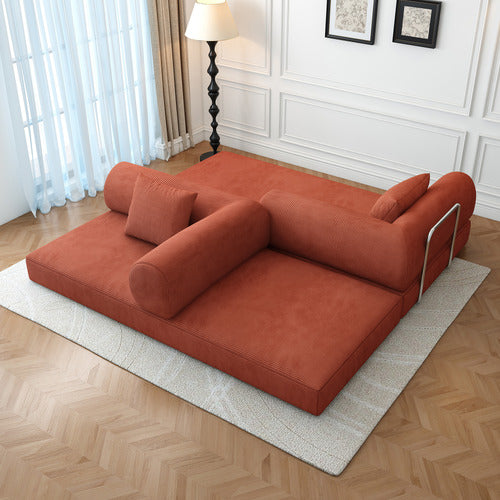 MIKASA FURNITURE KIRAN 3 SEATER DOUBLE CORDUROY SOFA BED
