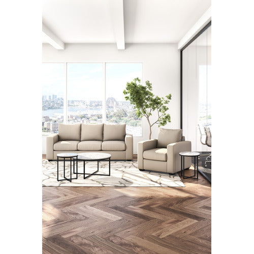 ARMADA COMMERCIAL LAYTON 3 SEATER UPHOLSTERED SOFA