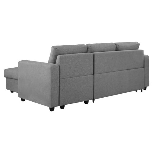 SOUTHERN STYLERS GREY YARRA 3 SEATER SOFA BED
